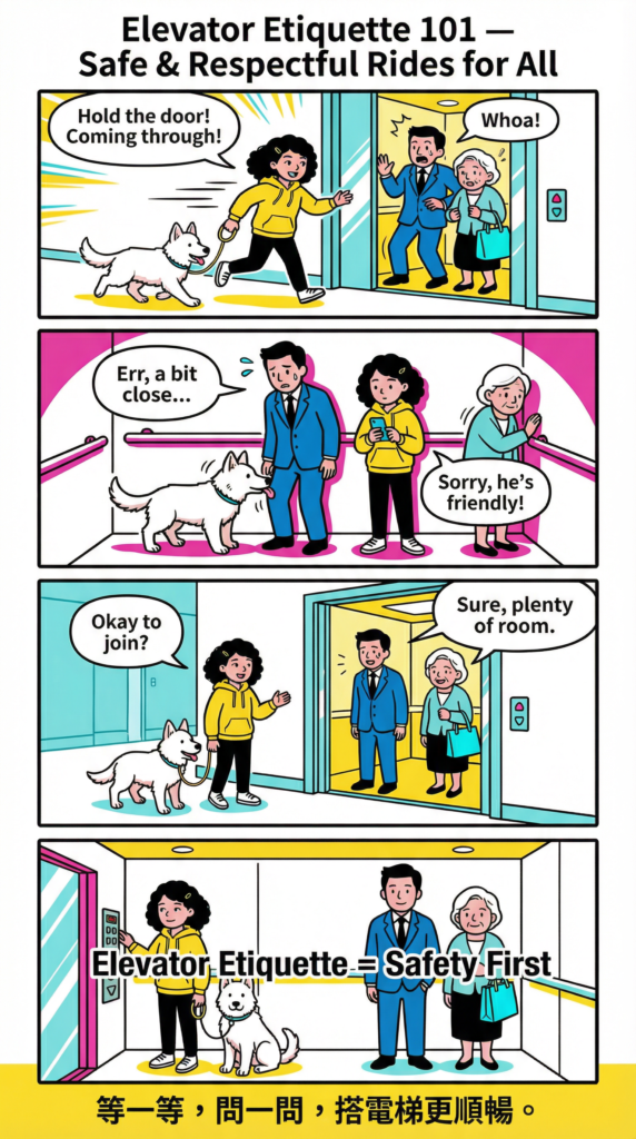 9 elevator etiquette